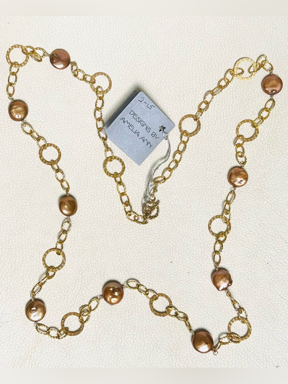 NWT Freshwater Pearl 14k Gold Fill Necklace